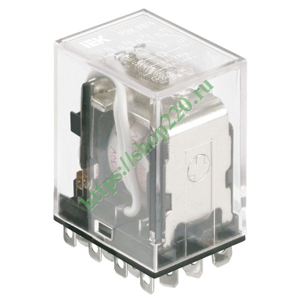 Реле РЭК78/4(MY4) 3А 220В АC ИЭК RRP20-4-03-220A - купить по недорогой ...