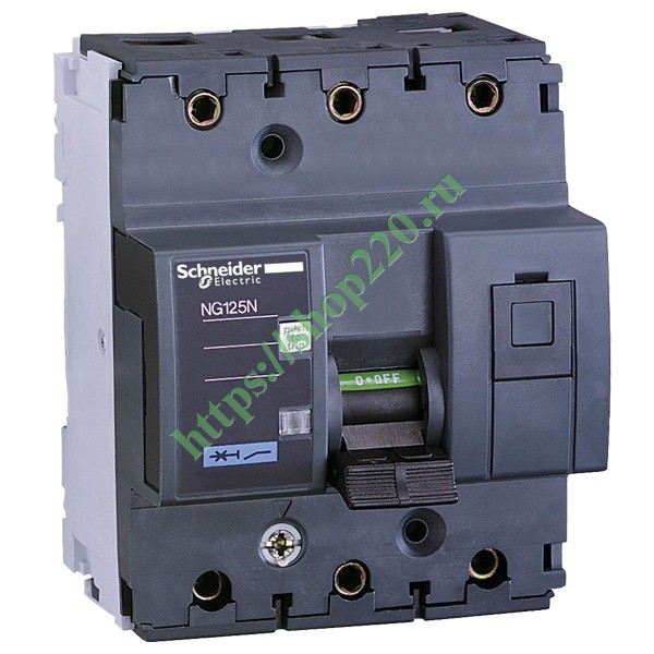 Силовой автоматический выключатель Schneider Electric NG125N 3П 10A C 4,5 модуля (автомат электрический) 18632 - купить по недорогой цене на Shop220 в Москве и РФ