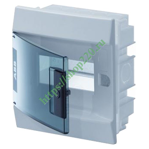 Купить Щиток в нишу ABB Mistral41 6М зеленая дверь без клеммного блока ...