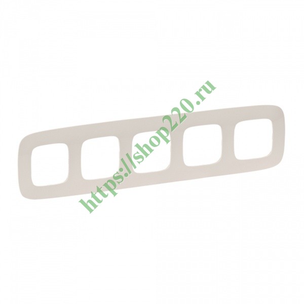 Купить Valena ALLURE.Рамка Слоновая кость.5-постовая универсальная ...