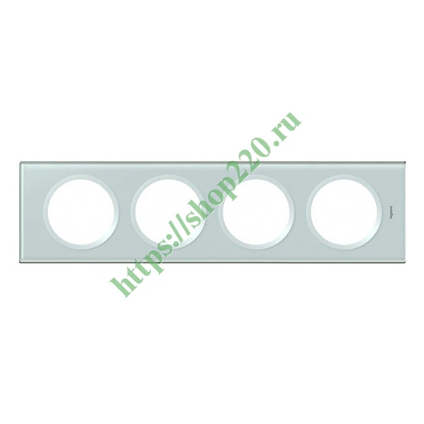 Рамка Legrand Celiane 4 поста смальта белая глина 069314 купить по ...