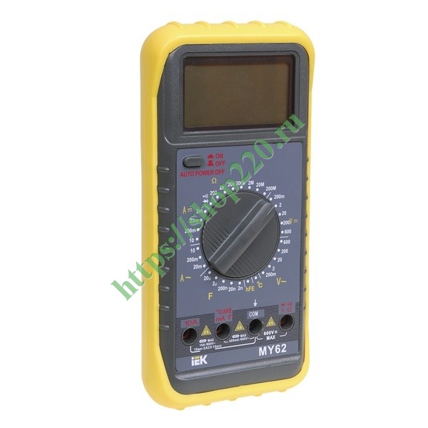 Мультиметр цифровой Professional MY62 IEK TMD-5S-062 - купить по ...