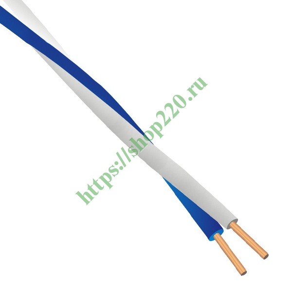 Провод кроссовый станционный ПКСВ 2х0,5 [бухта 500м] ПКСВ 2х0,5 ...