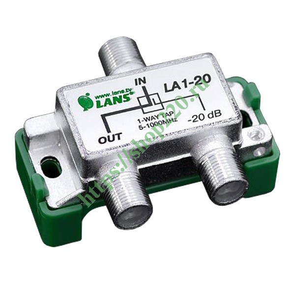 Ответвитель 1 отвод 20.0 дБ LA 1-20 купить по недорогой цене в Москве и ...