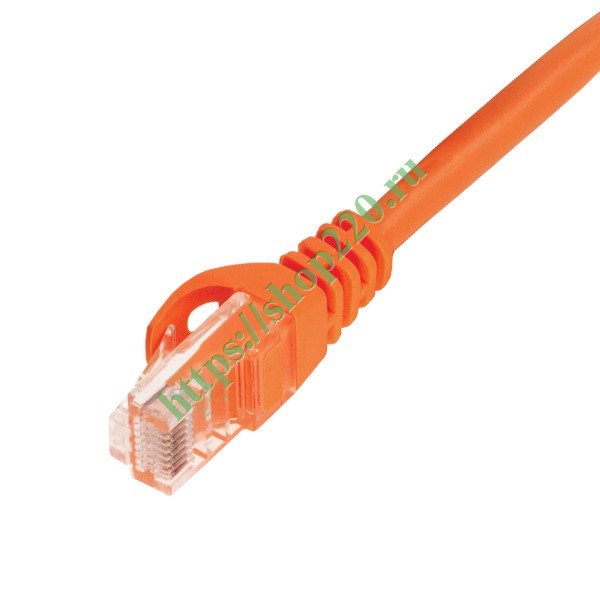 ITK Коммутационный шнур (патч-корд), кат.5Е UTP, 2м, оранжевый PC07 ...
