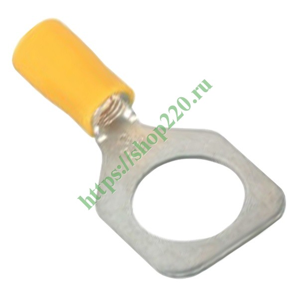 Наконечник с отверстием под винт и изолир.фланцем 2,5-6 кв.мм 8,2 мм ...