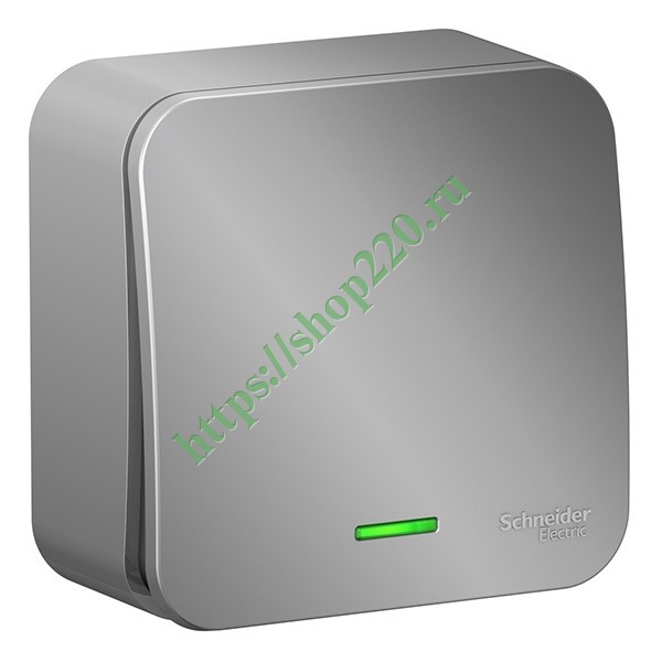 Выключатель двухклавишный открытой установки schneider electric glossa белый 1р 10а 250в