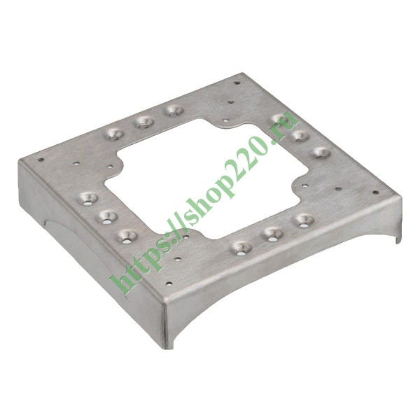 Цоколь для соед. напольного кабель-канала с 2 перфорациями 85х18мм и 2 ...