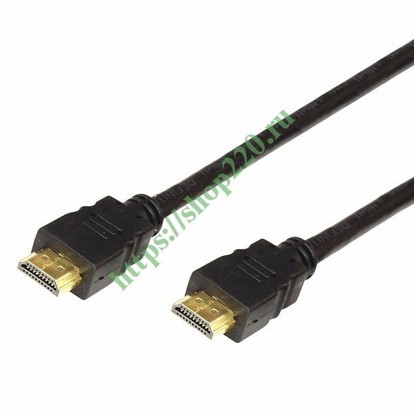 Шнур HDMI-HDMI gold 3М с фильтрами