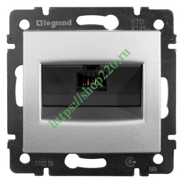 Информационная розетка Legrand Valena RJ45 категория 5e UTP 1 выход на ...