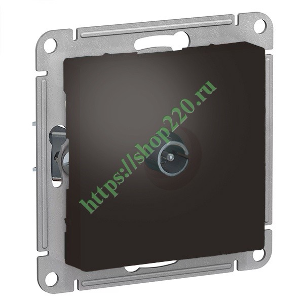 TV розетка оконечная 1DB SE AtlasDesign, мокко [уп 10 шт] ATN000691 ...