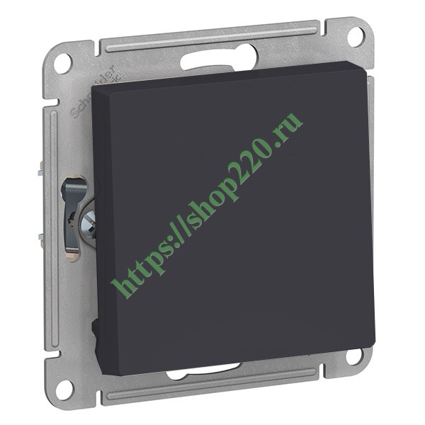 Кнопка 10А SE AtlasDesign, карбон [уп 5 шт] ATN001015 купить по ...