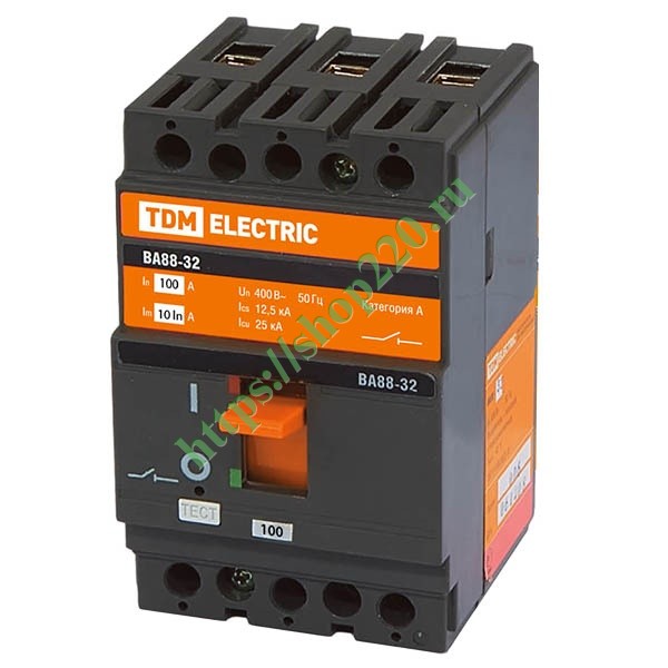 Автоматический выключатель ВА88-32 3Р 100А 25кА TDM (автомат ...