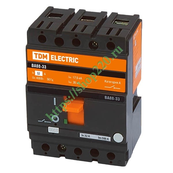 Автоматический выключатель ВА88-33 3Р 32А 35кА TDM (автомат ...