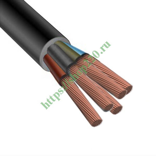 Провод ПВСнг(А)-LS 5х6,0 черный малодымный (Конкорд) ПВСнг(А)-LS 5х6,0 ...