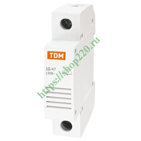Звонок ЗД-47 на DIN-рейку TDM SQ0215-0001 - купить по недорогой цене на ...
