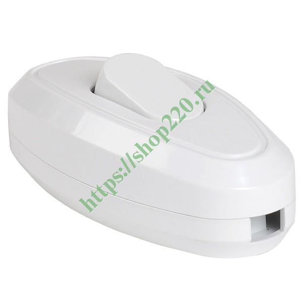 Выключатель одноклавишный ВБ-01Б разборный для бра, белый IEK EVB10-K01 ...