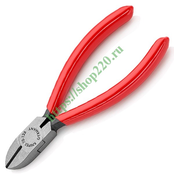 Кусачки боковые Knipex 125мм фосфатированные с однокомпонентными ...