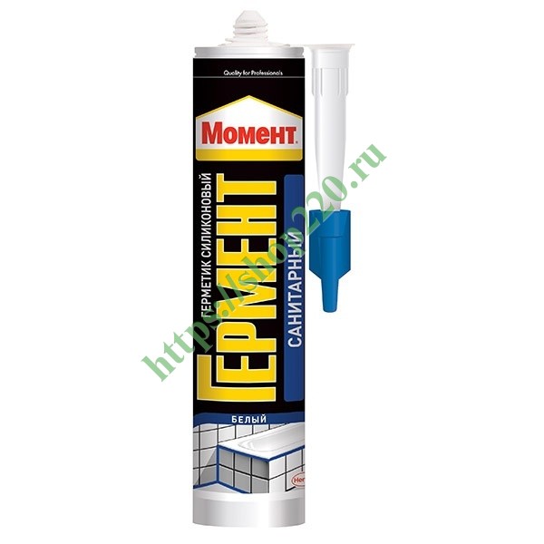 Герметик ГЕРМЕНТ силиконовый санитарный белый 280мл 2033215 / ...