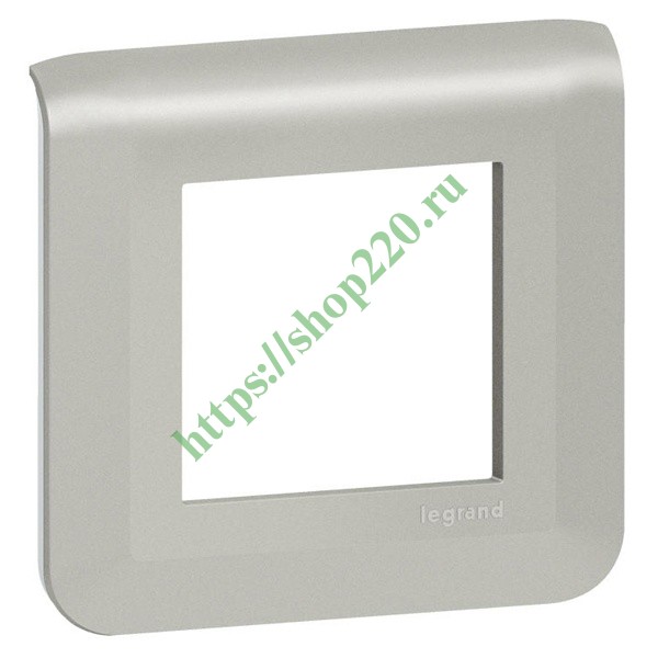 Рамка Legrand Mosaic 2 модуля алюминий 079302 купить по недорогой цене ...