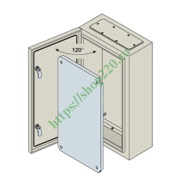 Шкаф abb sr2 ip65 400х300х200мм с монтажной платой