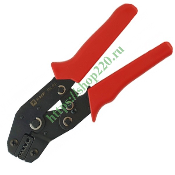 Пресс-клещи ПК-02 ( 0.25-6.0 мм2 НШвИ НШв) EKF Master pk-02-mas ...