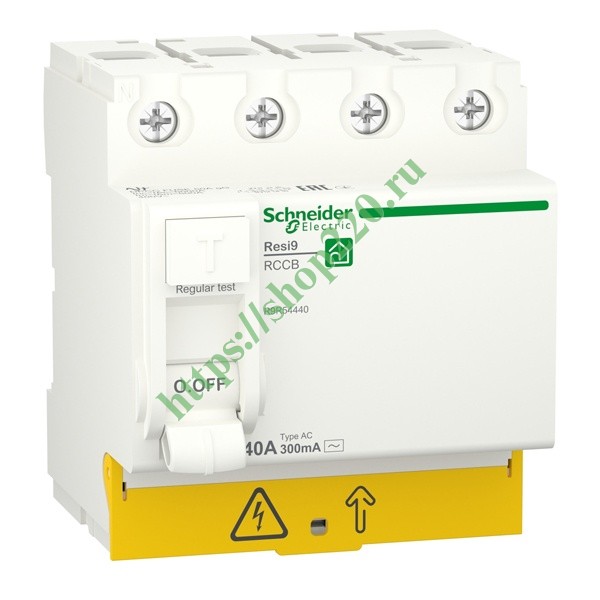 Узо 4п 40а 300ма schneider electric easy9 тип ас