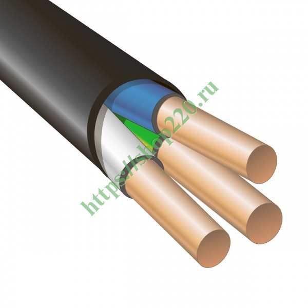 Кабель силовой ВВГнг(А)-LS 3х1,5 круглый медный ГОСТ 31996 [100м] TDM SQ0117-0200 - купить по недорогой цене на Shop220 в Москве и РФ