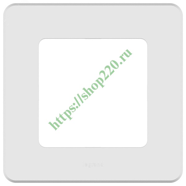 Рамка Legrand Inspiria 1 пост белая 673930 купить по недорогой цене в ...