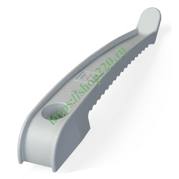 Держатель кабеля односторонний для прямого монтажа серый [уп. 20шт ...