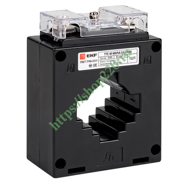 Трансформатор тока ТТЕ-40-600/5А класс точности 0,5S EKF PROxima tte-40 ...