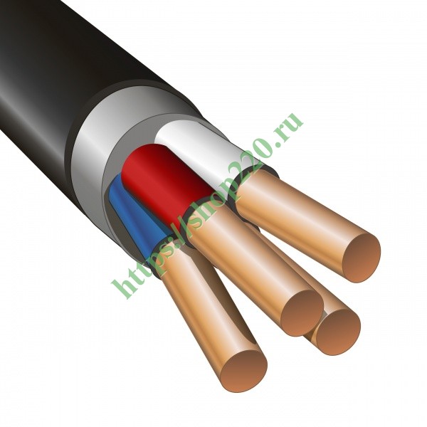 Кабель Силовой ВВГнг(А)-LS 4х10 Медный Круглый ГОСТ 31996 ККЗ.