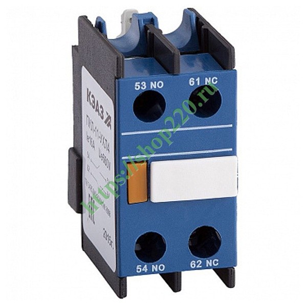 Приставка контактная лицевая 2NO ПКЛ-20-УХЛ4 КЭАЗ 110674 купить по ...