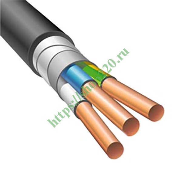 Бронированный кабель для прокладки в земле 3х1 5