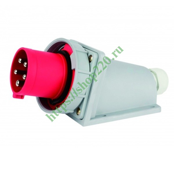 Вилка стационарная 645W 3Р+РЕ+N 125А 380В IP67 ВС-103 DEKraft 26174DEK ...