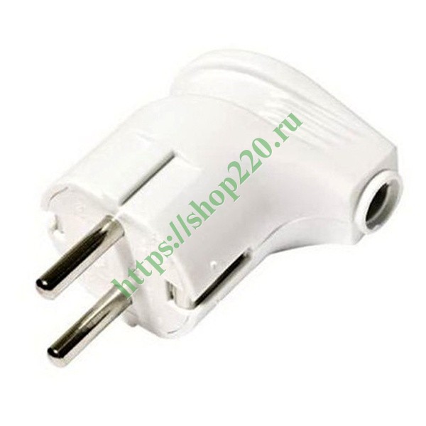 Вилка угловая с/з белая 16А 250В TDM SQ1806-0007 - купить по недорогой ...