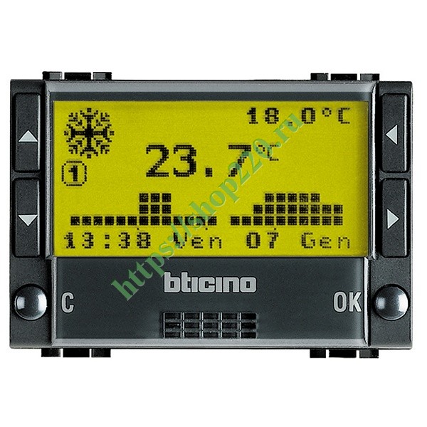 Электронный термостат без датчика теплого пола (датчик арт.:3457) 5A 3 ...