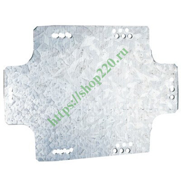 Монтажная пластина из оцинкованной стали 206х164х1,5мм, для коробок DKC ...