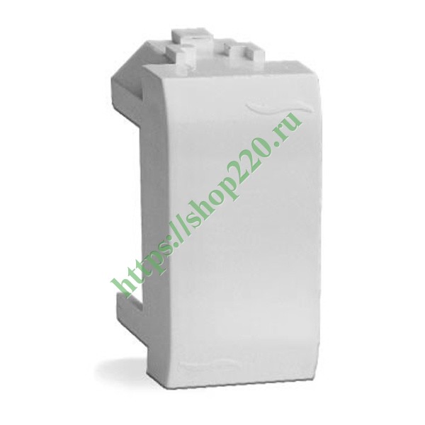 Заглушка Brava 1 модуль белая DKC 76616B купить по недорогой цене в ...