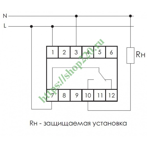 Схема подключения ср 721 1