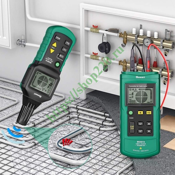Кабельный локатор Mastech MS-6818 13-1211 купить по недорогой цене в ...