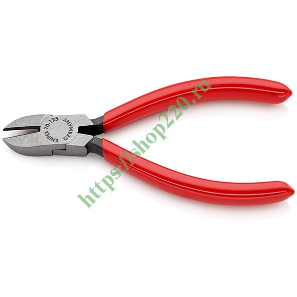 Кусачки боковые Knipex 125мм фосфатированные с однокомпонентными ...