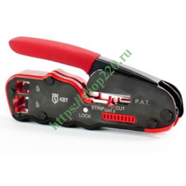 Купить Обжимные клещи JT-04 с 2 встроенными модулями для RJ-45, RJ-12 ...