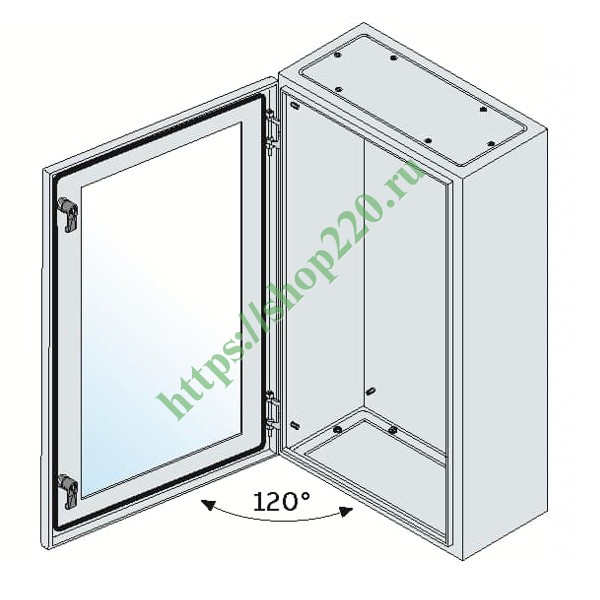 Корпус шкафа ip65 монтаж плат 500х400х200 abb srn5420k