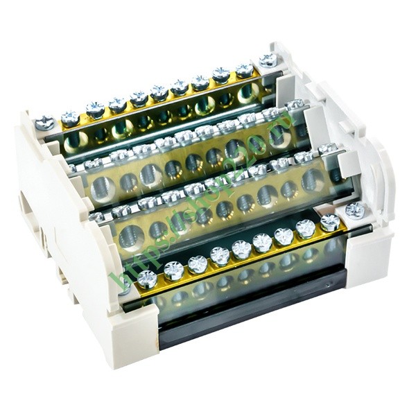 Модульный распределительный блок (кросс-модуль) 4х11 контактов 125A EKF .