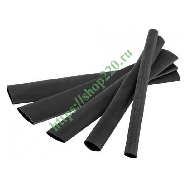 Клеевая термоусадка Rexant 70.0 / 12.0 мм (6:1) 1м черная 23-0070 ...