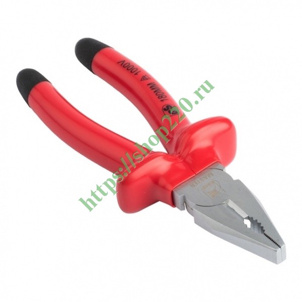 Пассатижи диэлектрические Master 160 мм VDE 1000В EKF Basic pas-160-mas ...