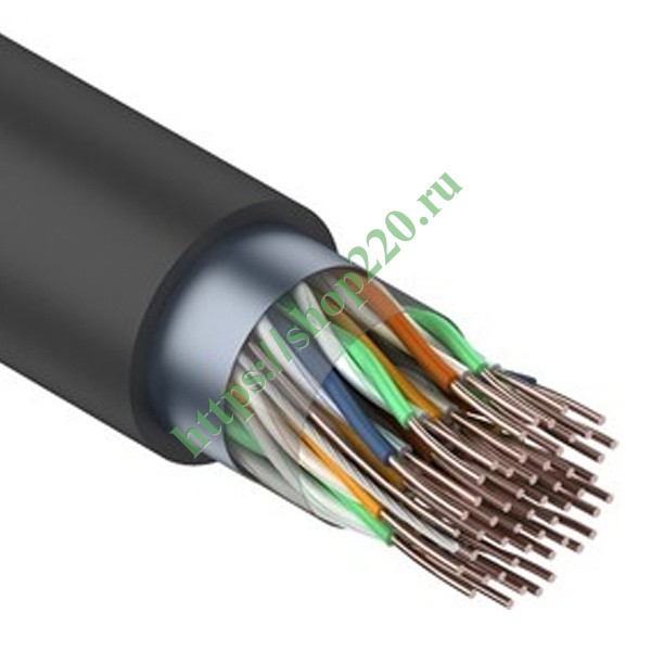 Магистральный кабель FTP 25PR 24AWG 25х2х0.52 cat 5e outdoor витая пара ...