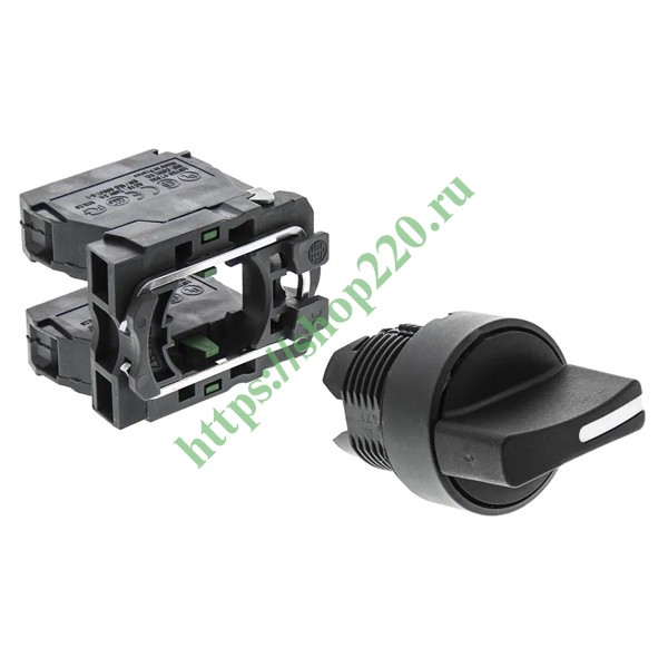 Переключатель Schneider Electric XB5AD53 на 3 положения с возвратом ...