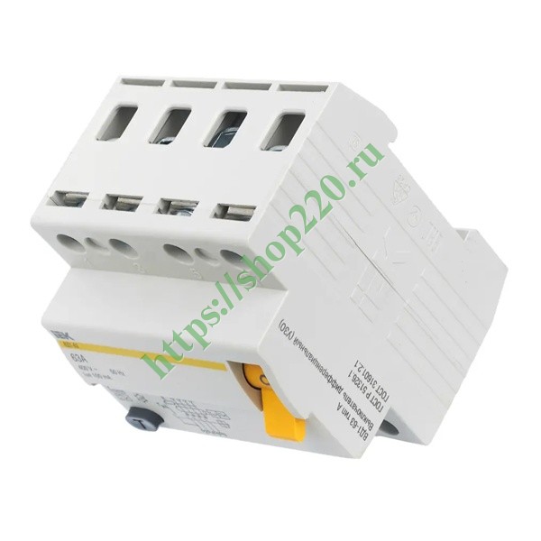 УЗО ВД1-63 4Р 25А 30мА тип А ИЭК (ВДТ) MDV11-4-025-030 - купить по ...